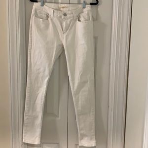 Levi’s 535 Super Skinny White Jeans Size 31